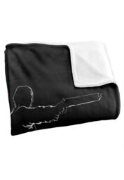 Warner Brothers Supernatural Silhouettes Silky Touch Super Soft Throw Blanket in White - thumbnail 3