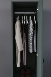 Home Discount Vida Designs Riano 1 Door Wardrobe Storage Organizer in Green - thumbnail 7