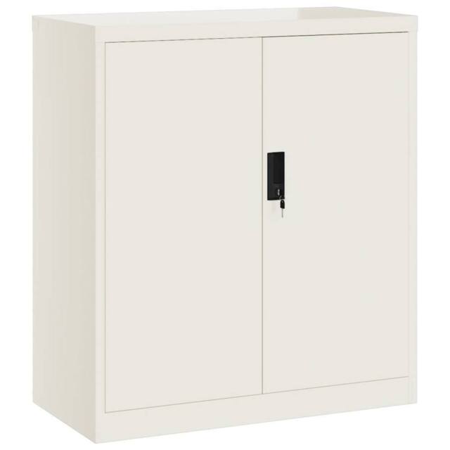 Berkfield Home File Cabinet White 79x40x90 cm Steel - Size: 79 x 40 x 90 cm - image 1