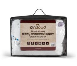 GAVENO CAVAILIA 10CM Teddy Mattress Topper in White - Size: King - thumbnail 8