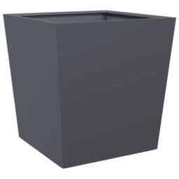 Berkfield Home Durable Garden Planter Anthracite 50x50x50 cm Steel in Dark Grey - Size: 50 x 50 x 50 cm - thumbnail 3