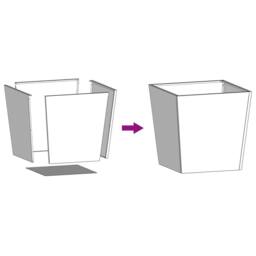 Berkfield Home Durable Garden Planter Anthracite 50x50x50 cm Steel in Dark Grey - Size: 50 x 50 x 50 cm - thumbnail 8