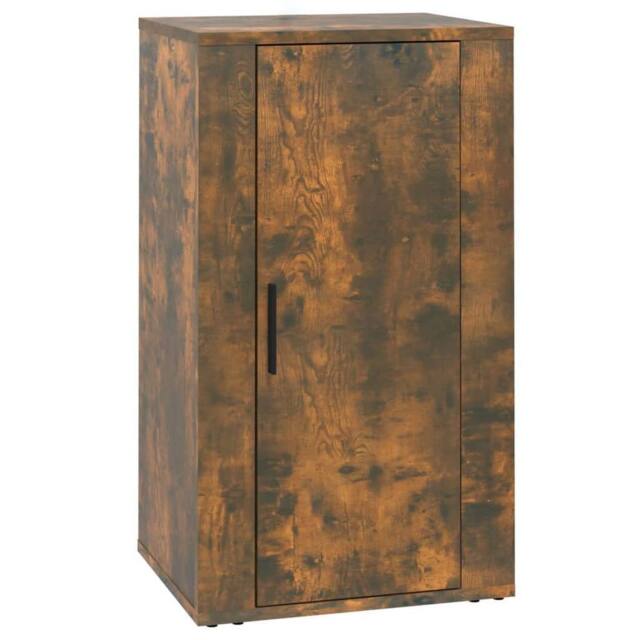 Berkfield Home Sideboard Smoked Oak 40x33x70 cm Engineered Wood in Brown - Size: 40 x 33 x 70 cm - image 1