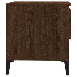 Berkfield Home Side Table Brown Oak 50x46x50 cm Engineered Wood - Size: 50 x 46 x 50 cm - thumbnail 8
