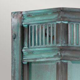 Netlighting Holborn Outdoor Wall Lantern Verdigris IP44 in Green - thumbnail 2