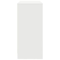 Berkfield Home Sideboard with Drawers & Doors White 70.5x34x74.5 cm - thumbnail 7