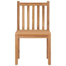 Berkfield Home Beautiful Garden Chairs 2 pcs Solid Teak Wood in Brown - thumbnail 1