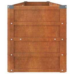 Berkfield Home Garden Raised Bed Rusty 240x40x45 cm Corten Steel in Brown - Size: 240 x 40 x 45 cm - thumbnail 5