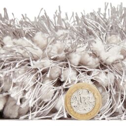 The Rug Shop UK Handmade Modern Shaggy Anti-Shed Easy To Clean Area Rug in Silver - Size: 200 cm x 290 cm - thumbnail 7