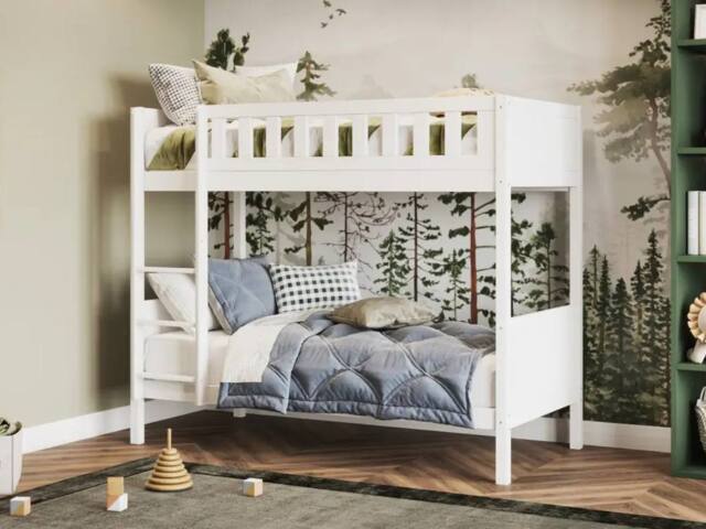 Flair Bea Shorty Bunk Bed in White - Size: Junior - image 1