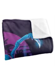 Blue Beetle (2023) Blanket, 152x127 cm City Protector Silky Touch Super Soft Throw Blanket in White - thumbnail 3