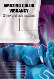 Blue Beetle (2023) Blanket, 152x127 cm City Protector Silky Touch Super Soft Throw Blanket in White - thumbnail 4
