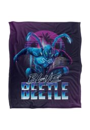 Blue Beetle (2023) Blanket, 152x127 cm City Protector Silky Touch Super Soft Throw Blanket in White - thumbnail 1