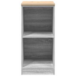 Berkfield Home Garage Storage Cabinet Grey Sonoma 40x51x85 cm Solid Wood Pine - Size: 40 x 51 x 85 cm - thumbnail 5