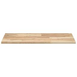 Berkfield Home Desk Top Untreated 80x50x2 cm Solid Wood Acacia in Brown - Size: 80 x 50 x 2 cm - thumbnail 3