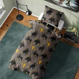 Black Adam Reversible Duvet Set - Size: Single - thumbnail 4