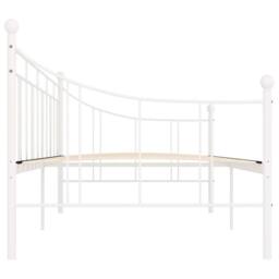 Berkfield Home Daybed Frame White Metal 90x200 cm - thumbnail 5