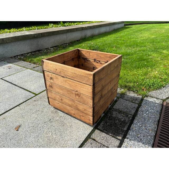 Charles Taylor Multi Pack of 3 - Large Open Berwick Planter - Fully Assembled in Light Brown - image 1