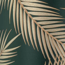 First Choice Lighting Tropica - Dark Green Gold Embossed 25cm Ceiling Pendant or Lamp Shade - thumbnail 3