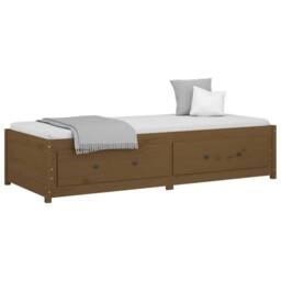 Berkfield Home Day Bed Honey Brown 90x200 cm Solid Wood Pine - thumbnail 3