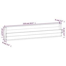 Berkfield Home Wall-mounted Shoe Racks 2 pcs White 110x9x23 cm Solid Wood Pine - Size: 110 x 9 x 23 cm - thumbnail 9