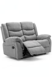More4Homes Seattle Manual Recliner Fabric 2+3 Seater Sofa Set in Grey - thumbnail 5