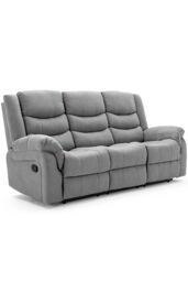 More4Homes Seattle Manual Recliner Fabric 2+3 Seater Sofa Set in Grey - thumbnail 2