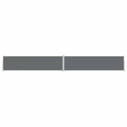 Berkfield Home Retractable Side Awning Anthracite 160x1200 cm in Dark Grey - thumbnail 3