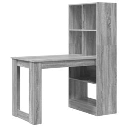 Berkfield Home with Shelf with Storage Grey Sonoma 122 x 67 x 145 cm - thumbnail 2