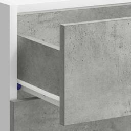 Berkfield Home Bottom Cabinet Concrete Grey 40x46x81.5 cm Engineered Wood - thumbnail 9