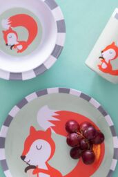 Orsina Vibrant Kids Susie Squirrel Dinner Set, Durable Children Dining Set, Compact Susie Squirrel Dining Set - thumbnail 5