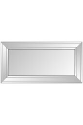 MirrorOutlet All Glass Modern Bevelled Full Length Leaner Mirror 174 x 85 CM in Silver - Size: 1 Pack - thumbnail 5