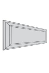 MirrorOutlet All Glass Modern Bevelled Full Length Leaner Mirror 174 x 85 CM in Silver - Size: 1 Pack - thumbnail 6