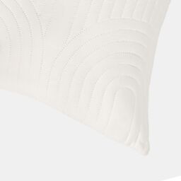 OHS 4 Pack Arches Pinsonic Filled Cushion Covers in Cream - Size: 45 cm x 45 cm - thumbnail 3