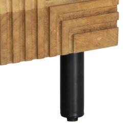 Berkfield Home Beautiful Coffee Table Brown 80x50x40 cm Solid Wood Mango - Size: 80 x 50 x 40 cm - thumbnail 8