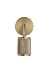 Industville Knurled Edison Wall Light, Brass in Bronze - thumbnail 3