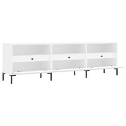 Berkfield Home TV Cabinet White 150x30x44.5 cm Engineered Wood - thumbnail 6