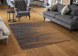 Benjamin Tate Design Broom Stick On The Wall Designer Rug in Natural - Size: Large - thumbnail 2