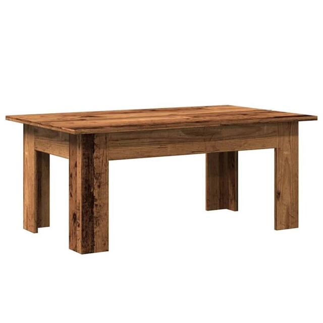 Berkfield Home Coffee Table Old Wood 100x60x42 cm Engineered Wood in Brown - Size: 100 x 60 x 42 cm - image 1