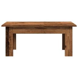 Berkfield Home Coffee Table Old Wood 100x60x42 cm Engineered Wood in Brown - Size: 100 x 60 x 42 cm - thumbnail 4