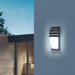 Goeco LED Wall Light Outdoor, 12W IP65 Outdoor Wall Light, 6500K for Garden in Black - thumbnail 6