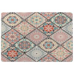 Benjamin Tate Design Luxury Oriental Tile Rug in Natural - Size: Large