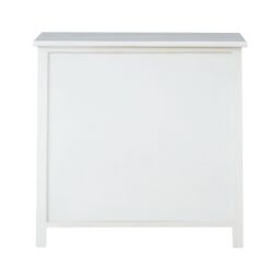 Orsina Compact White 6 Drawers Chest, Modern Chest Of Drawers For Livingroom, Minimalist Storage Chest For Lounge - thumbnail 4
