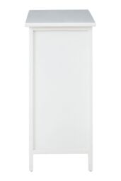 Orsina Compact White 6 Drawers Chest, Modern Chest Of Drawers For Livingroom, Minimalist Storage Chest For Lounge - thumbnail 3