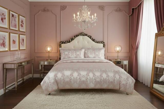 GAVENO CAVAILIA Eleanor Jacquard Duvet Cover Set in Natural - Size: Single