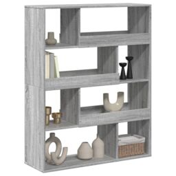Berkfield Home Bookcase Grey Sonoma 100x33x125.5 cm Engineered Wood - thumbnail 3