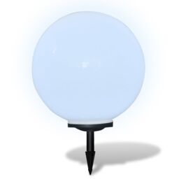 Berkfield Home Outdoor Pathway Lamp LED 50 cm with Ground Spike in White - thumbnail 3