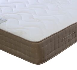 Bedmaster Bamboo Pocket Sprung Memory Foam Mattress in Light Brown - Size: Small Double - thumbnail 1