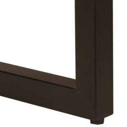 Berkfield Home Durable Coffee Table 100x50x35 cm Solid Reclaimed Wood & Steel in Brown - Size: 100 x 50 x 35 cm - thumbnail 7
