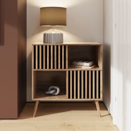 GFW Rowan Compact Sideboard in Light Oak - thumbnail 1